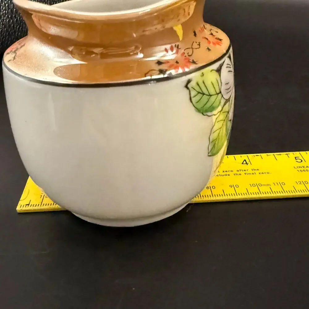 Vintage lusterware floral